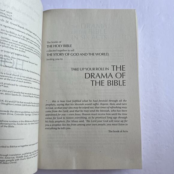 New International Version NIV Holy Bible Larger Print Paperback Book Zondervan - Picture 4 of 10
